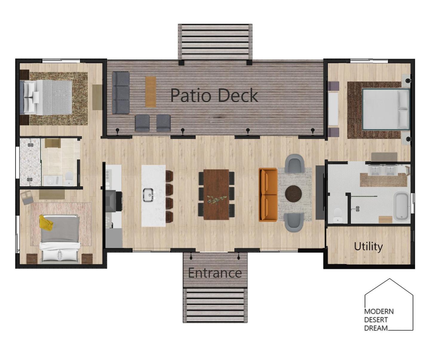 Modern Desert Dream - New Build Twentynine Palms Exterior photo